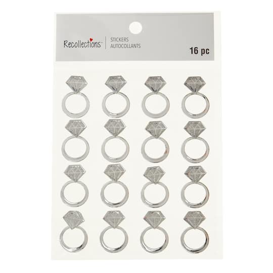 Wedding Ring Dimensional Stickers by Recollections&#x2122; Signature&#x2122;